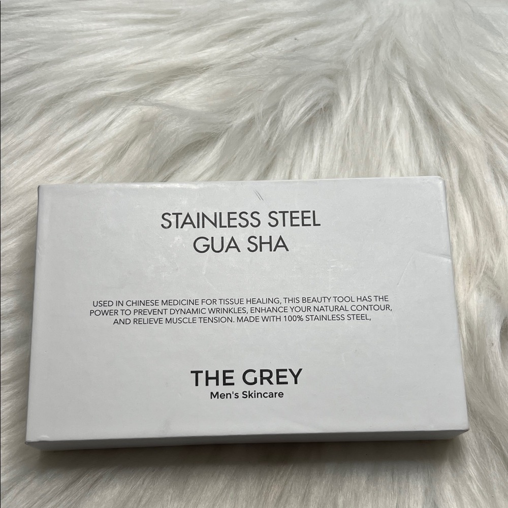 The Grey Stainless Steel Gua Sha